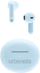Casti audio Urbanista Austin True Wireless Bluetooth 5.3 Microfon control tactil IPX4 redare pana la 5 ore incarcare USB-C albastru 