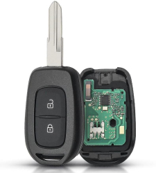 Cheie auto completa cu cip PCF7961M 2 butoane 433 MHz &ndash Compatibila cu Dacia Logan Duster Sandero Lodgy Dokker Renault Symbol 