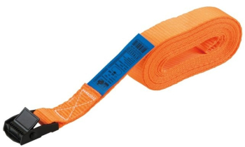 Chinga ancorare cu clema de strangere metalica Stroxx latime 25 mm lungime 3.5 m culoare portocalie 