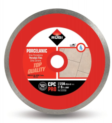 Disc diamantat pt. gresie portelanata 230mm CPC 230 Pro - RUBI-30958 