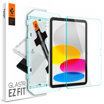 Folie pentru iPad 10 2022 10.9 - Spigen Glas.tR EZ FIT - Clear 