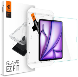 Folie pentru iPad Air 13 2024 - Spigen Glas.TR EZ FIT - Clear 