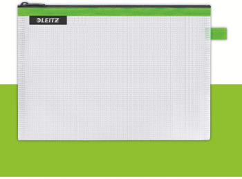 Husa de calatorie Leitz Wow translucida ideala pentru depozitare si organizare vizibila A5 verde - RESIGILAT 