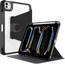 Husa pentru iPad Pro 13 2024 - Techsuit Crystal Vision - Black 