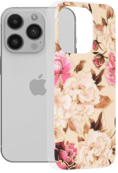 Husa pentru iPhone 14 Pro - Techsuit Marble Series - Mary Berry Nude 