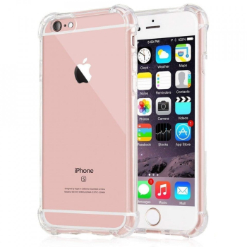 Husa pentru iPhone 6 / iPhone 6S - Techsuit Shockproof Clear Silicone - Clear 