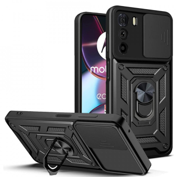 Husa pentru Motorola Edge 30 - Techsuit CamShield Series - Black 