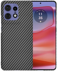 Husa pentru Motorola Edge 50 Pro - Techsuit Carbonite FiberShell - Black 
