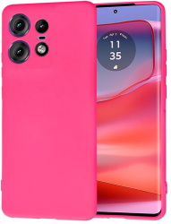 Husa pentru Motorola Edge 50 Pro - Techsuit SoftFlex - Hot Pink 