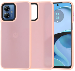 Husa pentru Motorola Moto G14 - Techsuit HaloFrostA Series - Pink