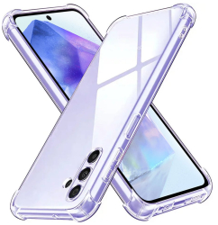 Husa pentru Samsung Galaxy A55 5G - Techsuit Shockproof Clear Silicone - Clear 