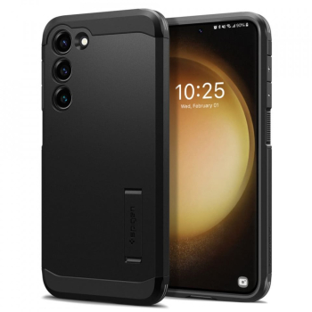 Husa pentru Samsung Galaxy S23 - Spigen Tough Armor - Black 