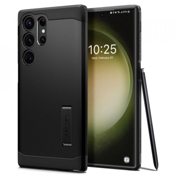 Husa pentru Samsung Galaxy S23 Ultra - Spigen Tough Armor - Black 