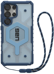 Husa pentru Samsung Galaxy S25 Ultra - UAG Pathfinder Clear MagSafe - Blues Lanyard 