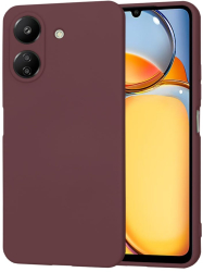 Husa pentru Xiaomi Redmi 13C 4G / Poco C65 - Techsuit SoftFlex - Plum Red 