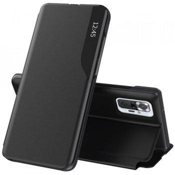 Husa pentru Xiaomi Redmi Note 10 Pro / Note 10 Pro Max - Techsuit eFold Series - Black 