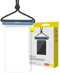 Husa Waterproof IPX8 pentru Telefon 7.2 - Baseus P60263701U03-00 - Sea Blue 