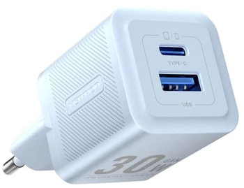 Incarcator GaN Type-C USB PD30W Dual Fast Charging - Vention FEQL0-EU - Bleu 