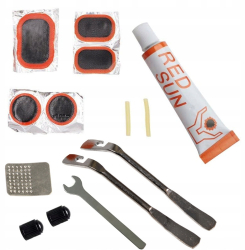 Kit reparat pana camere biciclete 13 elemente 