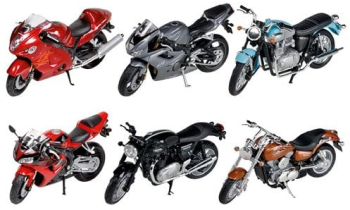 Motociclete jucarie Die-Cast 15 x 6.5 cm 3 ani+ Goki