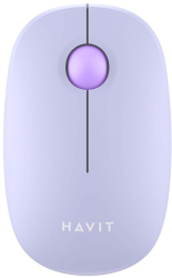 Mouse Fara Fir 2.4GHz 1600 DPI ABS PC- Havit MS57GT - Purple 
