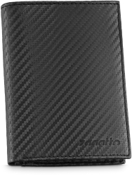 Portofel barbati Zagatto R ZG-N4-F17 Fabriano Piele naturala 9.3x12.7x3 cm Negru 