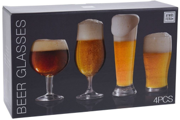 Set 4 pahare diverse modele Excellent Houseware 