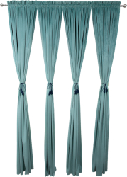 Set draperii din catifea verde menta cu rejansa uni opaca 400x250 