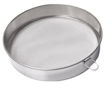 Sita pentru faina Fissman otel inoxidabil 23x23x4 cm argintiu