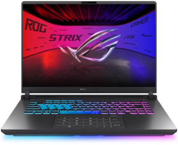 Laptop Gaming ASUS ROG Strix G16 G615JH FHD+ 165Hz Intel Core i5-13450HX 16GB DDR5 512GB SSD GeForce RTX 5050 8GB No OS Eclipse Gray 
