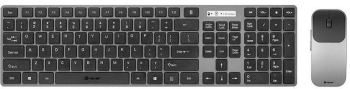 Set tastatura și mouse Wireless Tracer TRAKLA46773 RF Nano Layout US (Gri)