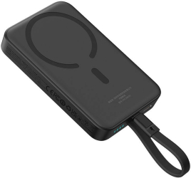 Acumulator Extern MagSafe USB-C Lightning 30W 10000mAh - Baseus Magnetic Mini P1002210B113-00 - Black 