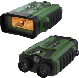 Binoclu Profesional cu Night Vision Digital de Vanatoare cu Ecran LCD Vedere in Noapte 300m Verde