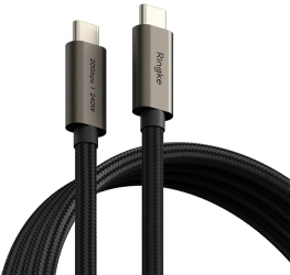 Cablu de Date Type-C la Type-C 240W 2m - Ringke - Black 
