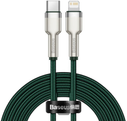 Cablu Type-C la Lightning 20W 2m - Baseus Cafule Series CATLJK-B06 - Green 