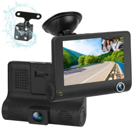 Camera de bord fata spate interior Oglinda Auto Retrovizoare cu Marsarier si Detectare a Miscarii 