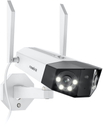 Camera de supraveghere Reolink W730 WIFI cu lentile duble rezolutie de 8MP detectare Persoana/Vehicul unghi vizualizare orizontal 180&de 
