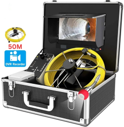Camera Inspectie tevi 50m iUni ICT4 Monitor 10 inch Inregistrare video 