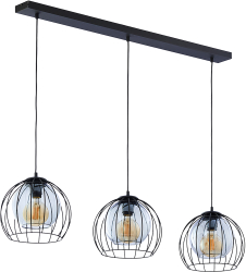 Corp de iluminat suspendat ADVITI Dunia 500 3p AD-LD-6235BE27S E27 maxim 3 x 15W negru 