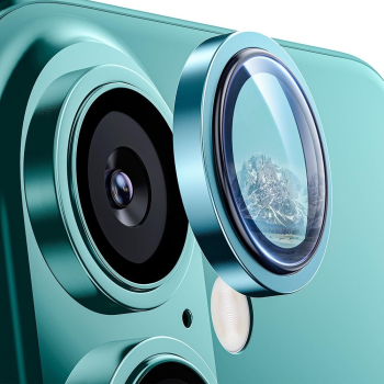 Folie pentru iPhone 16 / iPhone 16 Plus - Lito S+ Camera Glass Protector - Teal 