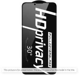 Folie pentru iPhone 16 Pro - Lito HD Pro Privacy - Black 