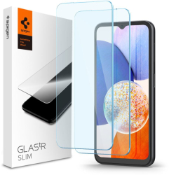 Folie pentru Samsung Galaxy A15 4G / A15 5G / A25 5G / M15 set 2 - Spigen Glas.TR Slim - Clear 