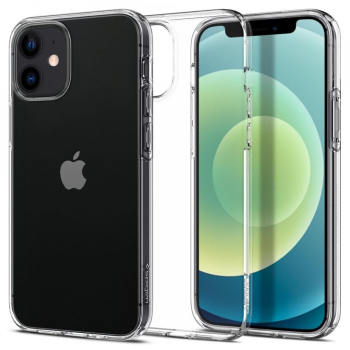 Husa pentru iPhone 12 / iPhone 12 Pro - Spigen Liquid Crystal - Clear 