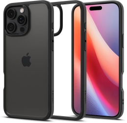 Husa pentru iPhone 16 Pro Max - Spigen Ultra Hybrid - Matte Black 