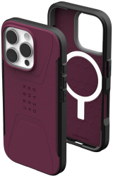 Husa pentru iPhone 16 Pro Max - UAG Civilian MagSafe - Bordeaux 