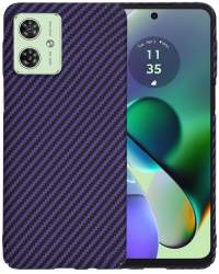 Husa pentru Motorola Moto G54 / Moto G54 Power Edition / Moto G64 - Techsuit Carbonite FiberShell - Purple 