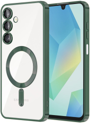 Husa pentru Samsung Galaxy A16 4G / A16 5G - Techsuit Luxury Crystal MagSafe - Deep Green 