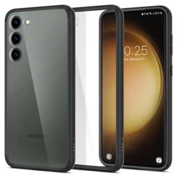 Husa pentru Samsung Galaxy S23 - Spigen Ultra Hybrid - Matte Black 