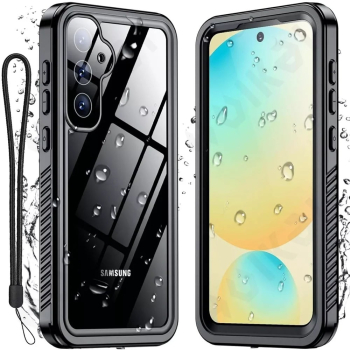 Husa pentru Samsung Galaxy S25 Plus - ShellBox Waterproof IP68 Case - Black 