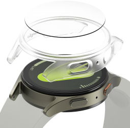 Husa pentru Samsung Galaxy Watch7A 40mm + Folie - Ringke Slim - Alpine Clear 